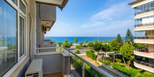 Sea Front 1+1 Apartment with Stunning Views in Kestel