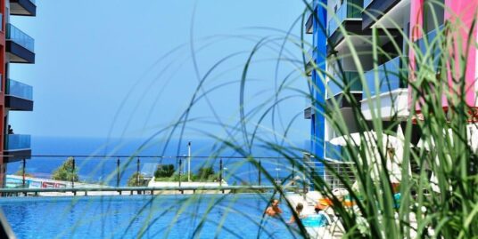 Luxurious Furnished 3+1 Near Sea Penthouse with Terrace in Konak Seaside Residence In Kargicak